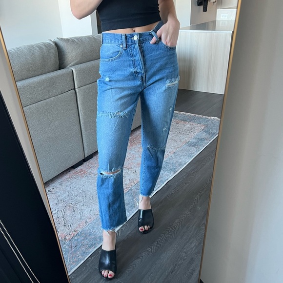 Distressed Mom Jeans - Picture 2 of 6